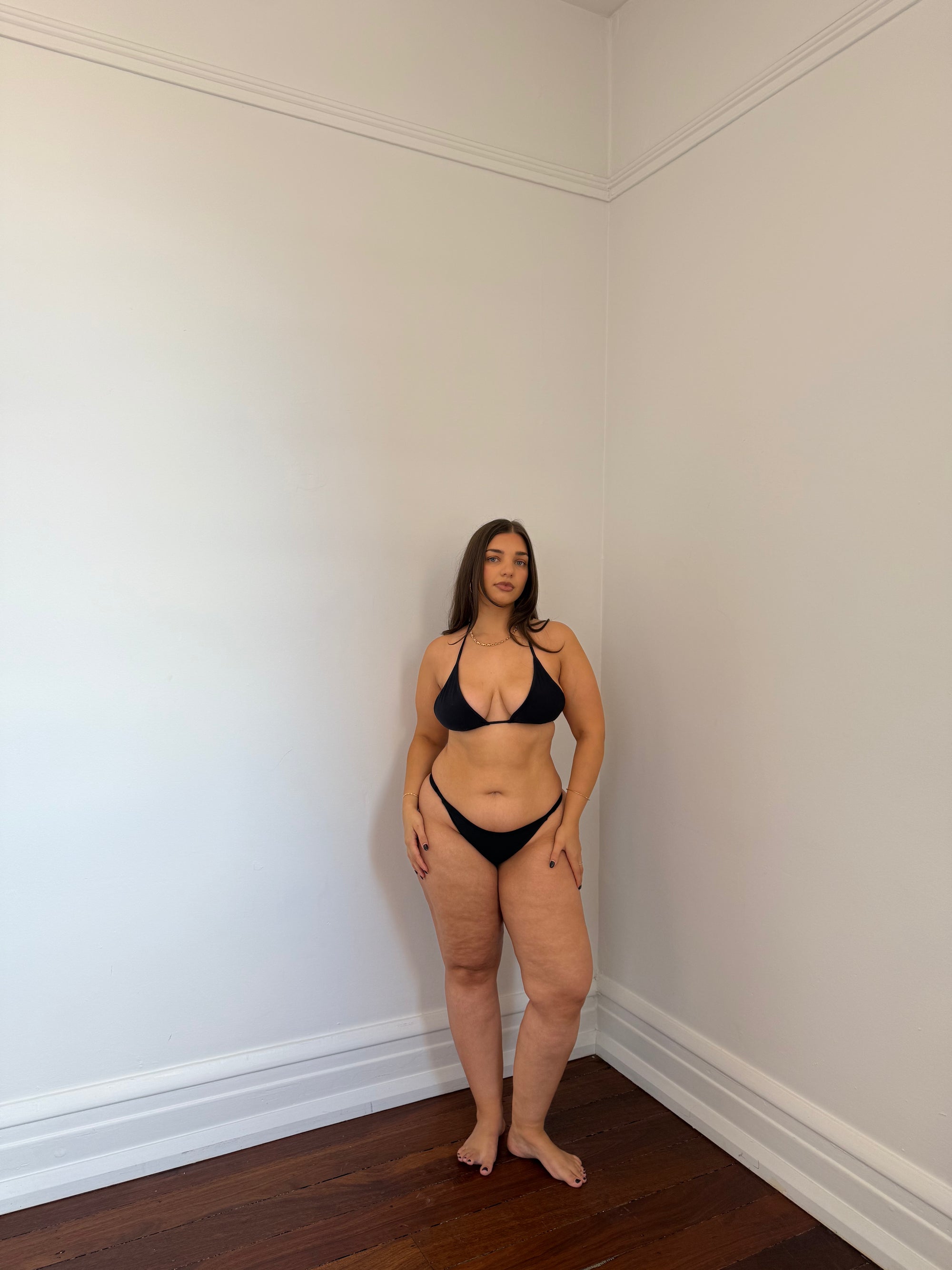 Amy Bikini Bottom in Black