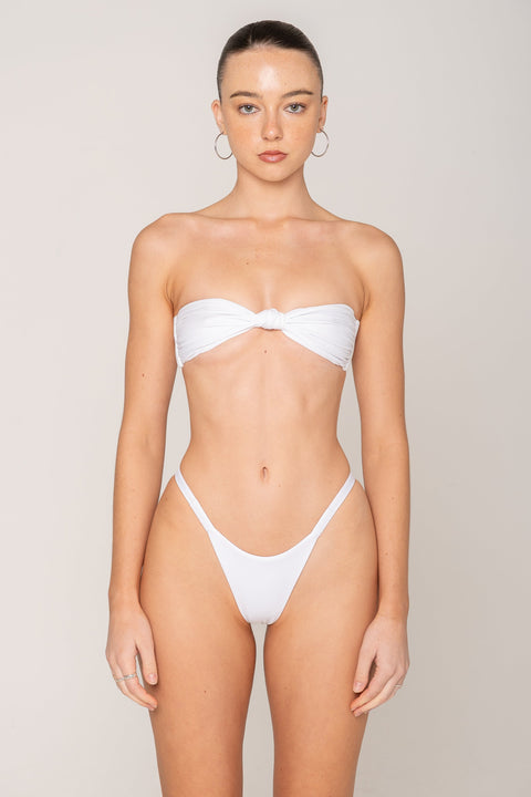 Amy Bikini Bottom - White