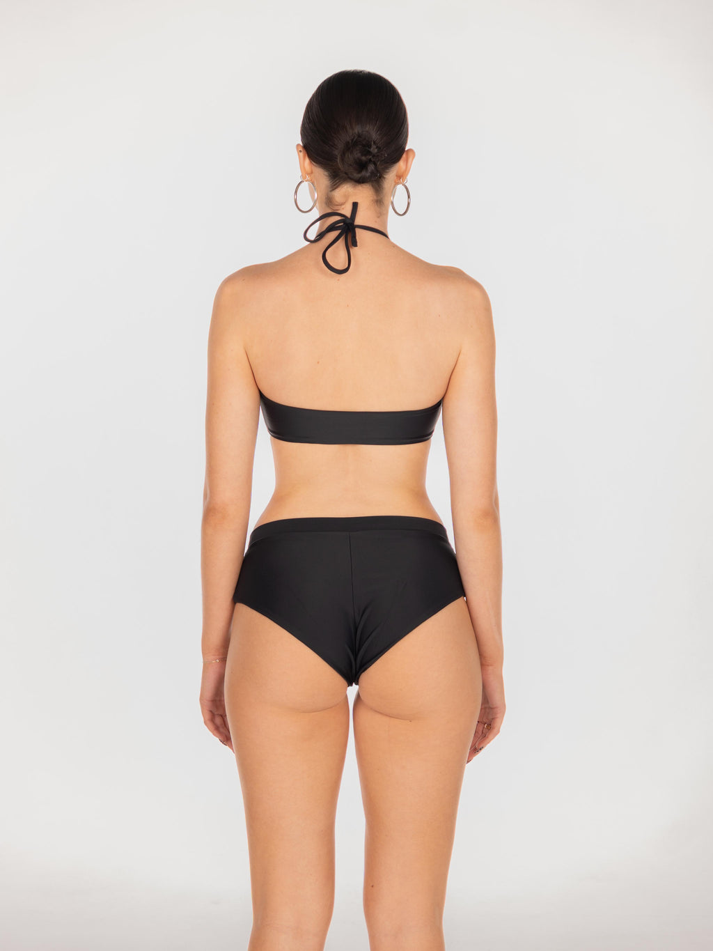 Lipa Beaded Halter Bikini Top - Black #2