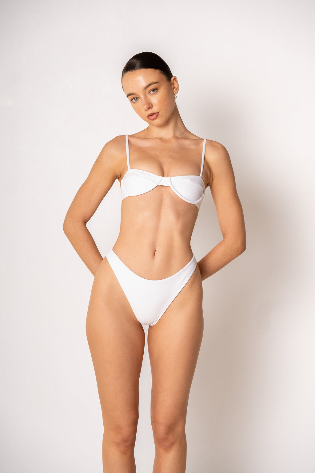 Prim Bikini Top - White